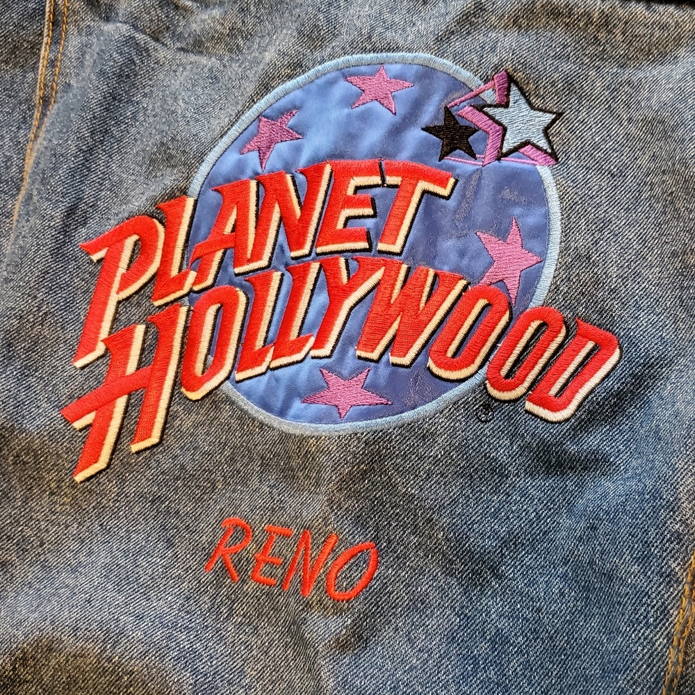*RARE* Vintage Planet Hollywood Reno Denim Jacket.